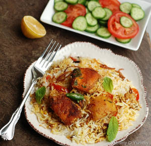 Kolkata Fish Biryani Full