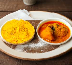 Basanti Pulao With Aloo Dom 4 Pcs