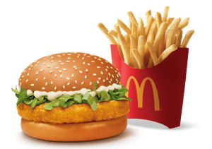 McChicken Burger + Veg Pizza McPuff