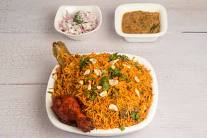 Chicken Roast Fried Biryani [k]full 4 Pieces