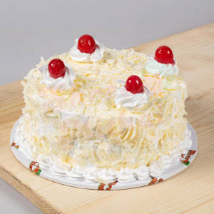 Eggless white forest cake [450 g]