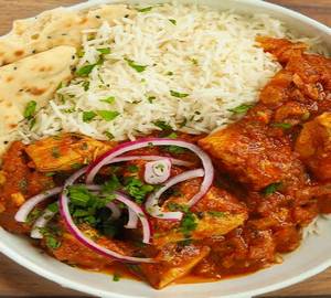 Bagara Rice with Mini Red Chicken Curry Large