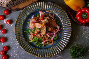 Grilled Chicken With Sauteed Veggies