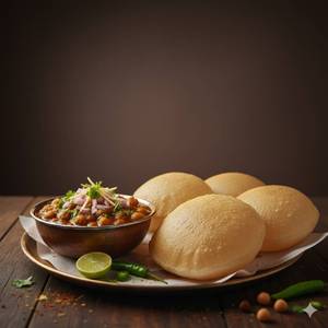 Chole poori [5 pieces]