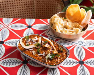 Pulled Jackfruit Masala & Malabar Parotta