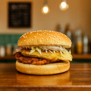 Chicken & Egg Bomber Burger