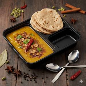 Roti [3 Pcs] + Dal Tadka [150 Gm]