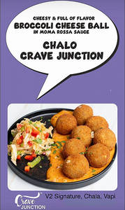 Broccoli Cheese Balls With Mama Rosa Sauce