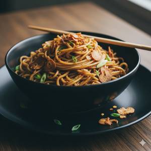 Burnt Garlic  Noodles