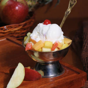 Fruit Salad With Ice Cream (250grm)