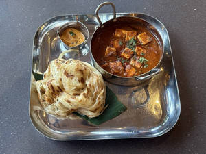 Malabar Paratha With Chettinad Paneer ( Tamil Nadu )