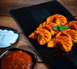 Fried Mushroom Momos [6 Pieces]