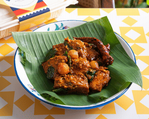 Banana Leaf Wrapped Fish
