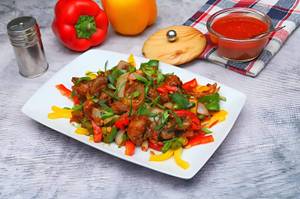 Mushroom Chilli Dry