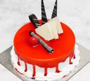 Vanilla Strowerry Cake