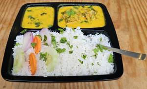 Kadai Pakora Chawal