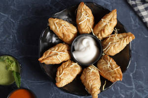 Fried Chicken Momos[8 Pcs]
