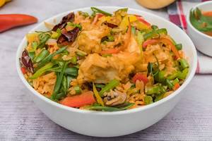 Chicken Singapore Fried Rice