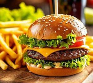 Chicken tikka burger