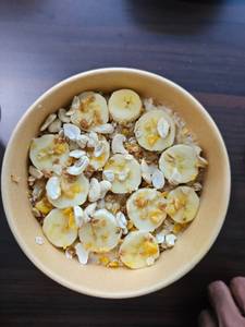Banana With Peanut Butter Oats Meal