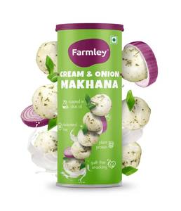 Farmley Cream & Onion Makhana [77 Grams]