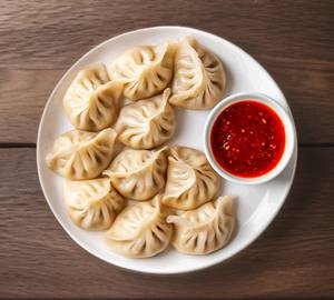 Chicken momos [6 pieces]