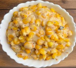 Sweet corn with cheese