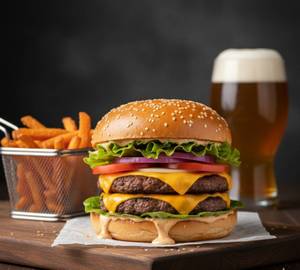 Bubble bust burger