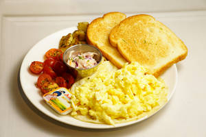 Paneer Akuri On Toast
