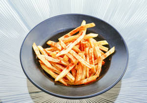 Barbeque cheese fries