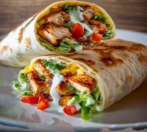 Corn tikka wrap