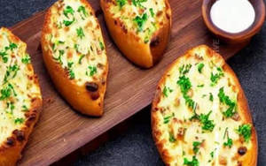 Mushroom Garlic Bread