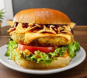 Peri peri chicken burger