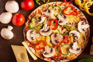 Mushroom And Cheese Pizza [8 Inches]