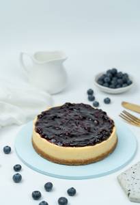 Blueberry Baked Cheesecake [600 grams]