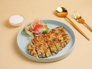 Permasan Chicken Fingers With Rich Lolio Sauce