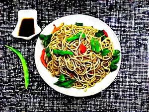 Singaporean Veg Noodles