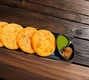 Special Plain Masala Kachori (4Pc) With Aloo Sabzi + Salad/Achar