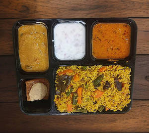Veg Andhra Biryani Meal Box - Serves 1
