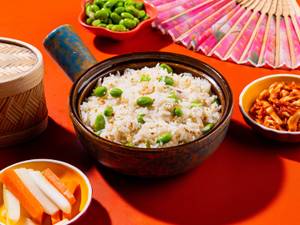 Vegetable And Edamame Fried Rice (Ak)