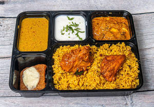 Rayalaseema Chicken Biryani Meal Box - Serves 1