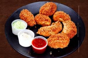 Chicken Momos Crunchy