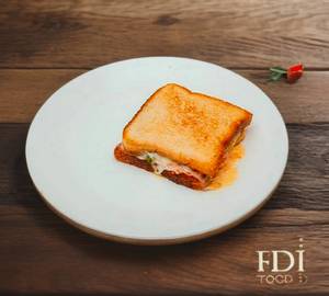 Onion tomato cheese toast