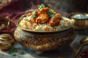 Mughlai Chicken Biryani