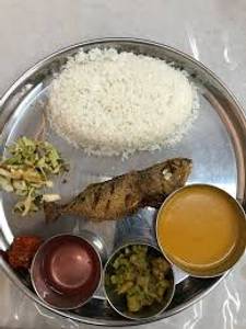 Chonak thali [seafood thali]