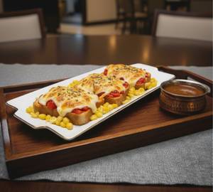 Tomato garlic bread [2 pieces]