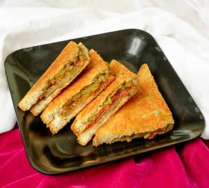 Veg Schezwan Cheese Toast Sandwich