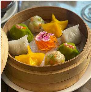 Dimsum Platter Veg [Steamed, 12 Pieces]