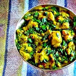 Chicken malai methi
