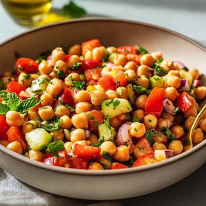 Chickpeas Paneer Salad
